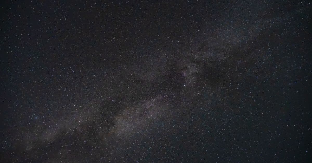 Beautiful view of the Milky Way galaxy in a clear starry night sky.