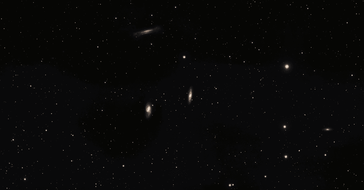 Captivating view of galaxies and stars in the night sky, displaying cosmic beauty.
