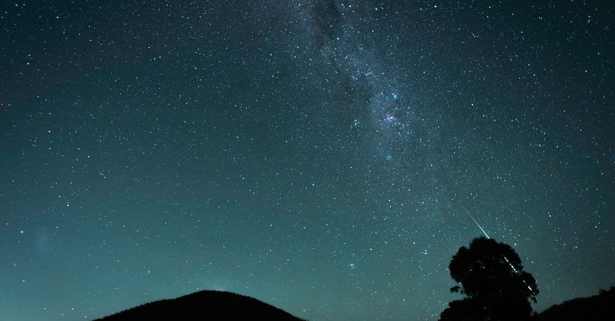 A breathtaking view of the Milky Way above Somerset Dam, Queensland, Australia.