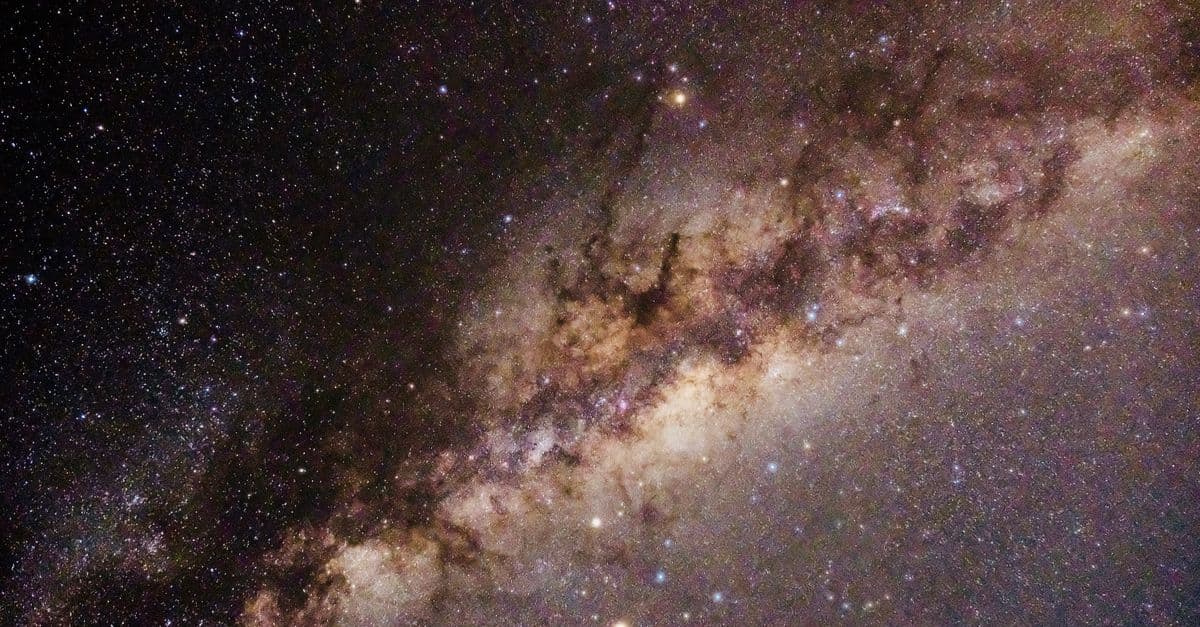 Explore the captivating beauty of the Milky Way galaxy in this stunning astrophotography shot.