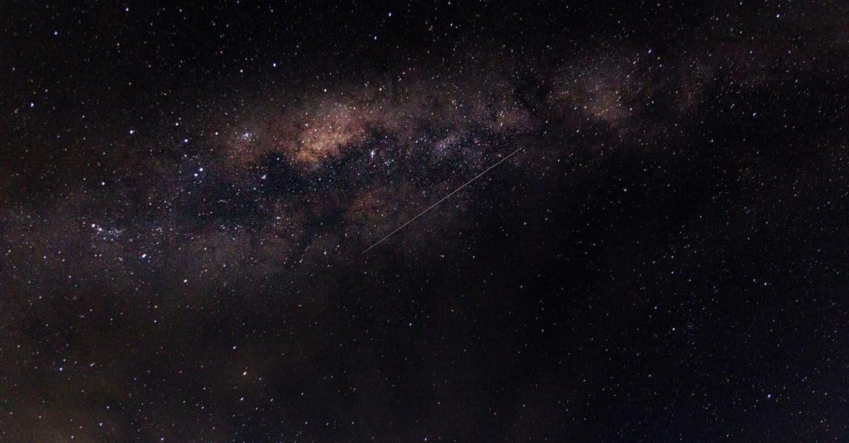 Stunning view of the Milky Way galaxy and stars on a clear night sky, perfect for astronomy enthusiasts.