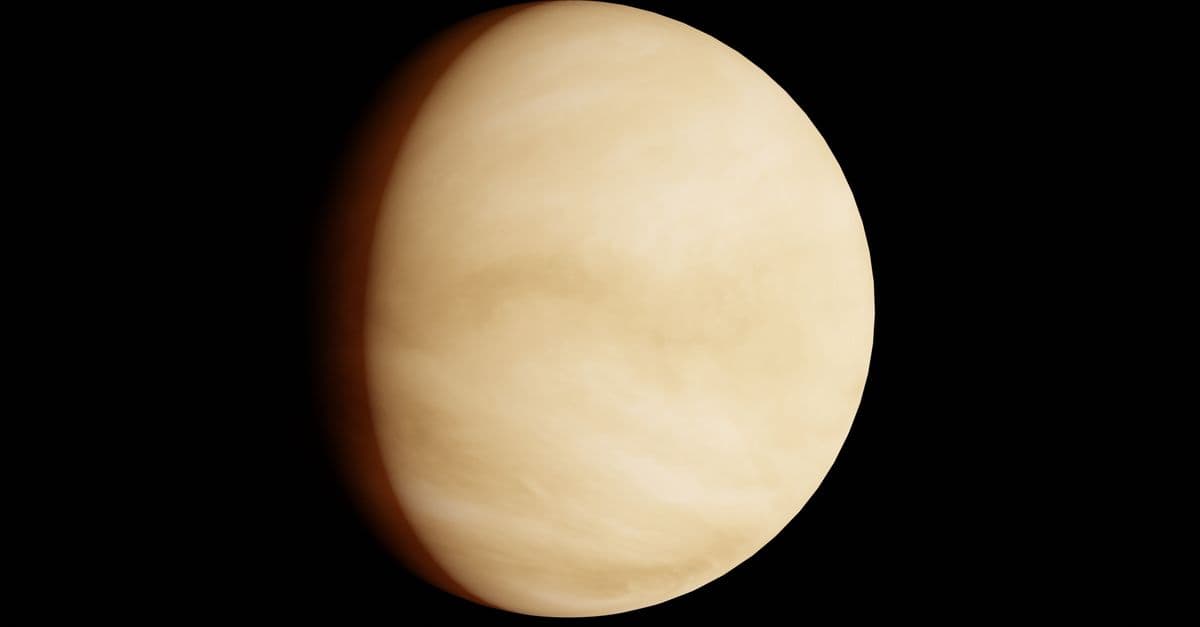 High-resolution image of planet Venus against a dark space background.